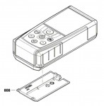 Bosch 3 601 K72 400 Glm 7000 Distance Measuring Unit / Eu Spare Parts